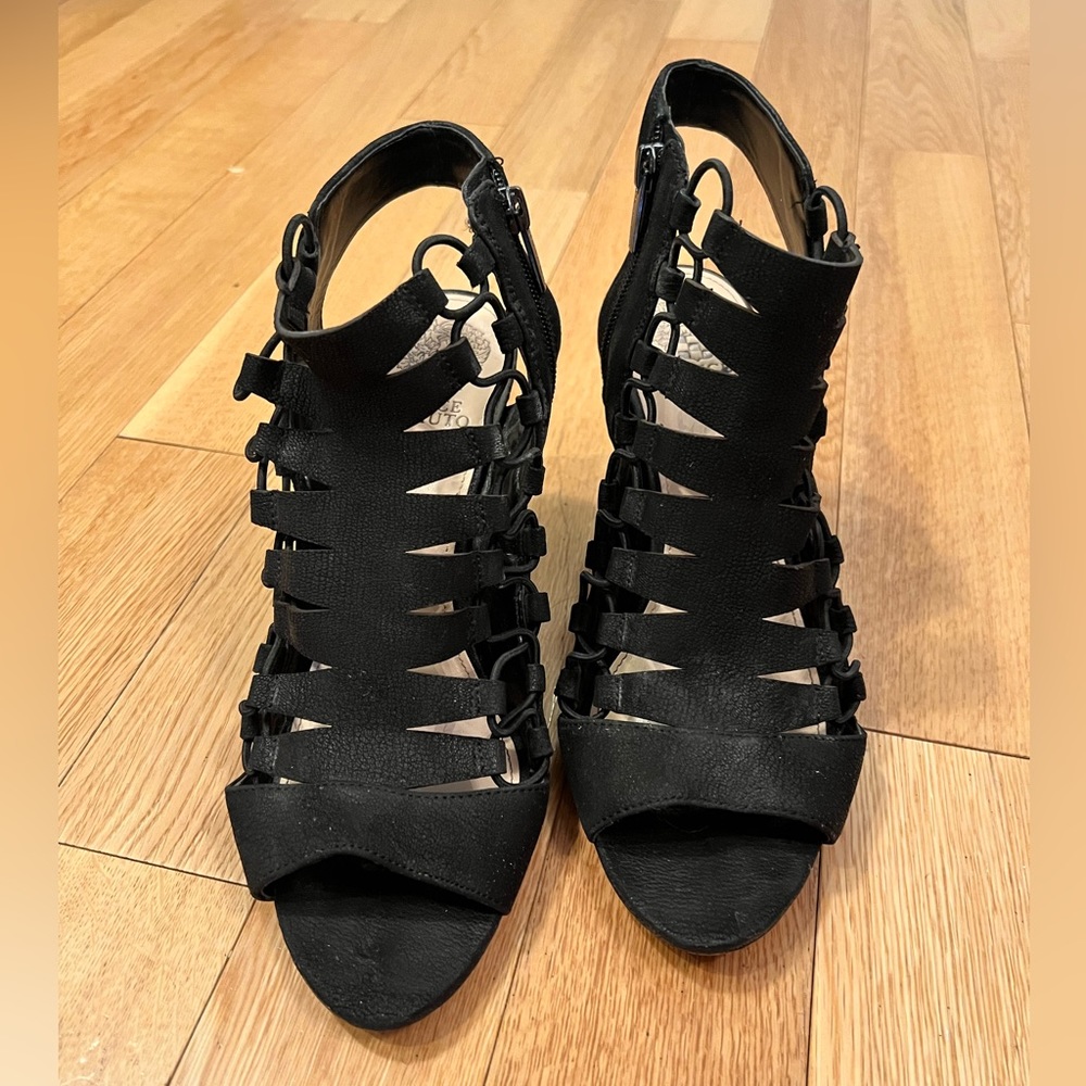 Black Vince Camuto Heeled Sandals